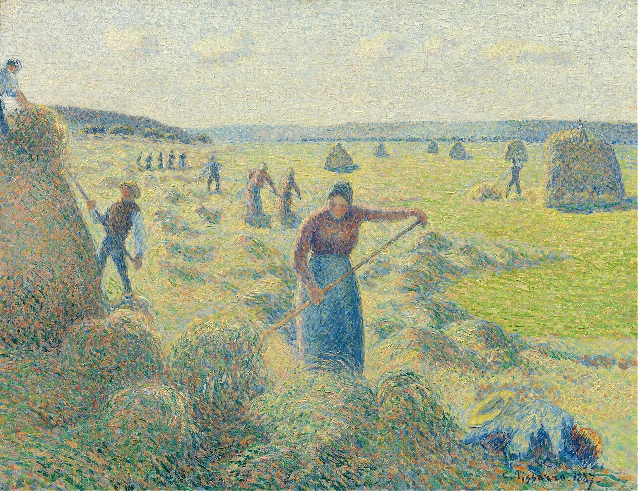 La raccolta del fieno, Éragny - Museo Van Gogh, Amsterdam
